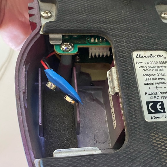 Danelectro FabTone Distortion Overdrive Fuzz Guitar Pedals 9 Volt Red Control - Picture 12 of 12